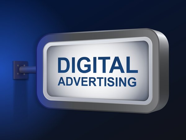 Digital advertising sign