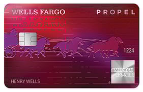 Graphic of Wells Fargo Propel American Express® card