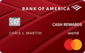 Graphic of Bank of America® Cash Rewards credit card