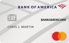 Graphic of BankAmericard® credit card