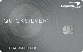 Graphic of Capital One Quicksilver Student Cash Rewards Credit Card