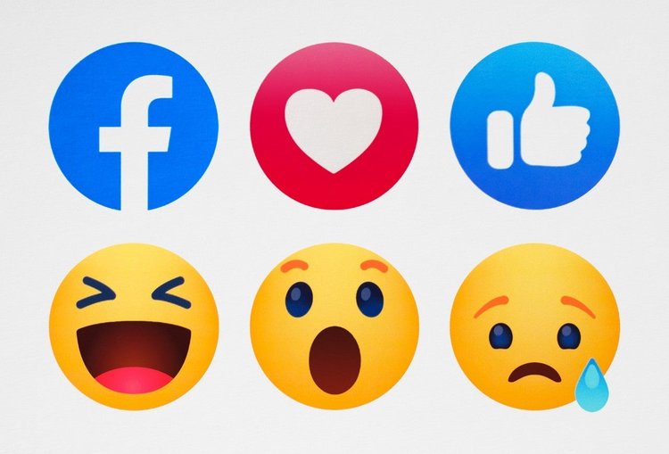 Emojis and the new Facebook like button.