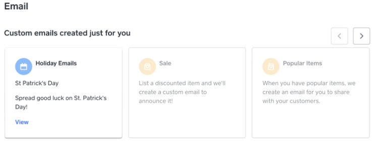 Weebly’s custom email template