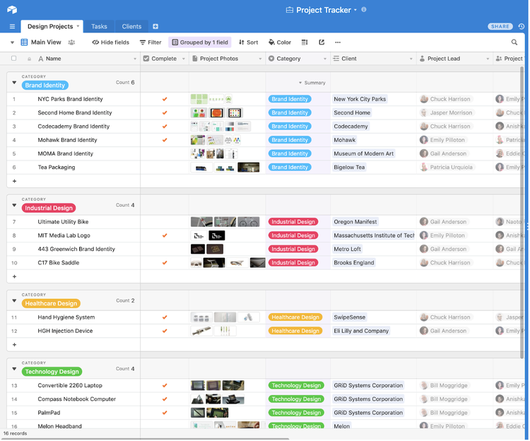 airtable templates for task management