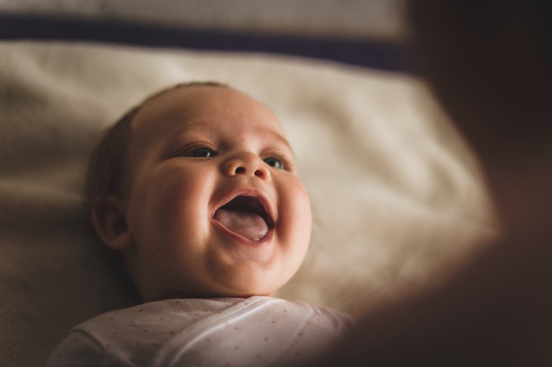 Baby With Big Smile
