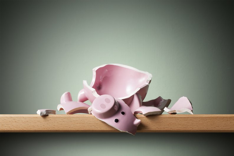 Broken Piggy Bank