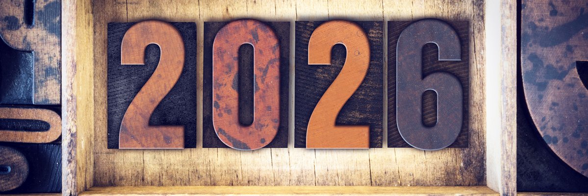 Large block numbers that read "2026"