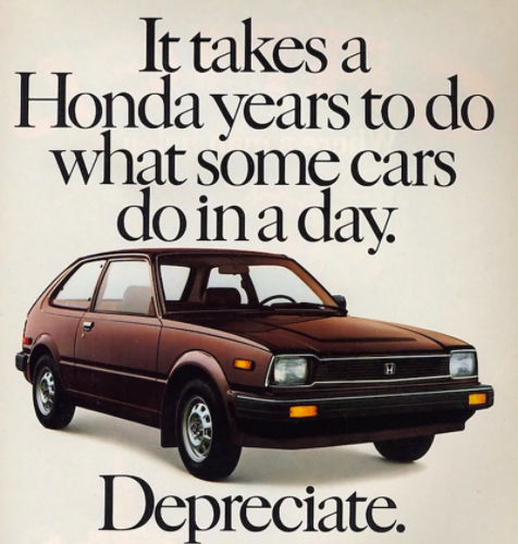 Honda car ad.