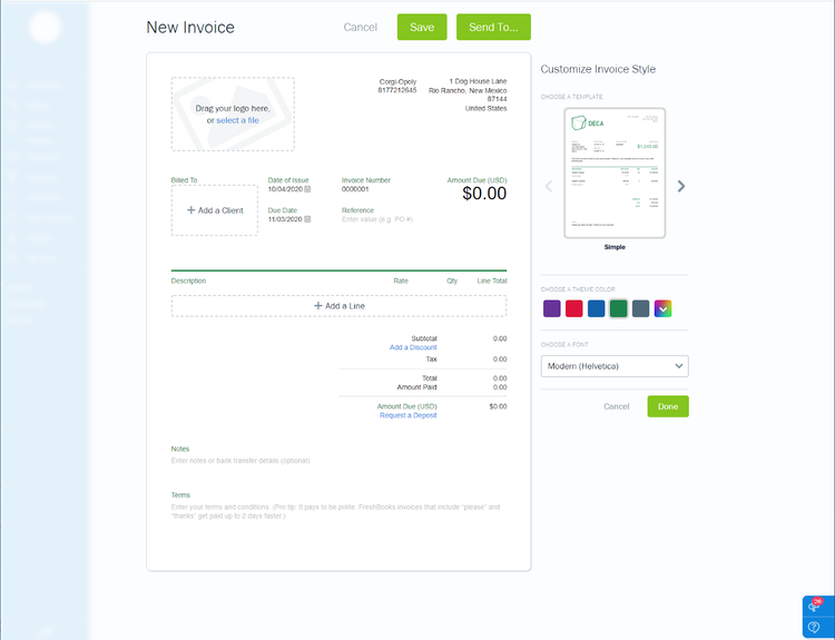 How to Create a Freshbooks Invoice A StepbyStep Guide