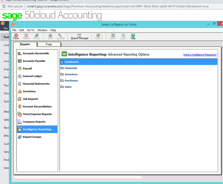 Sage 50cloud Accounting Reporting Tools