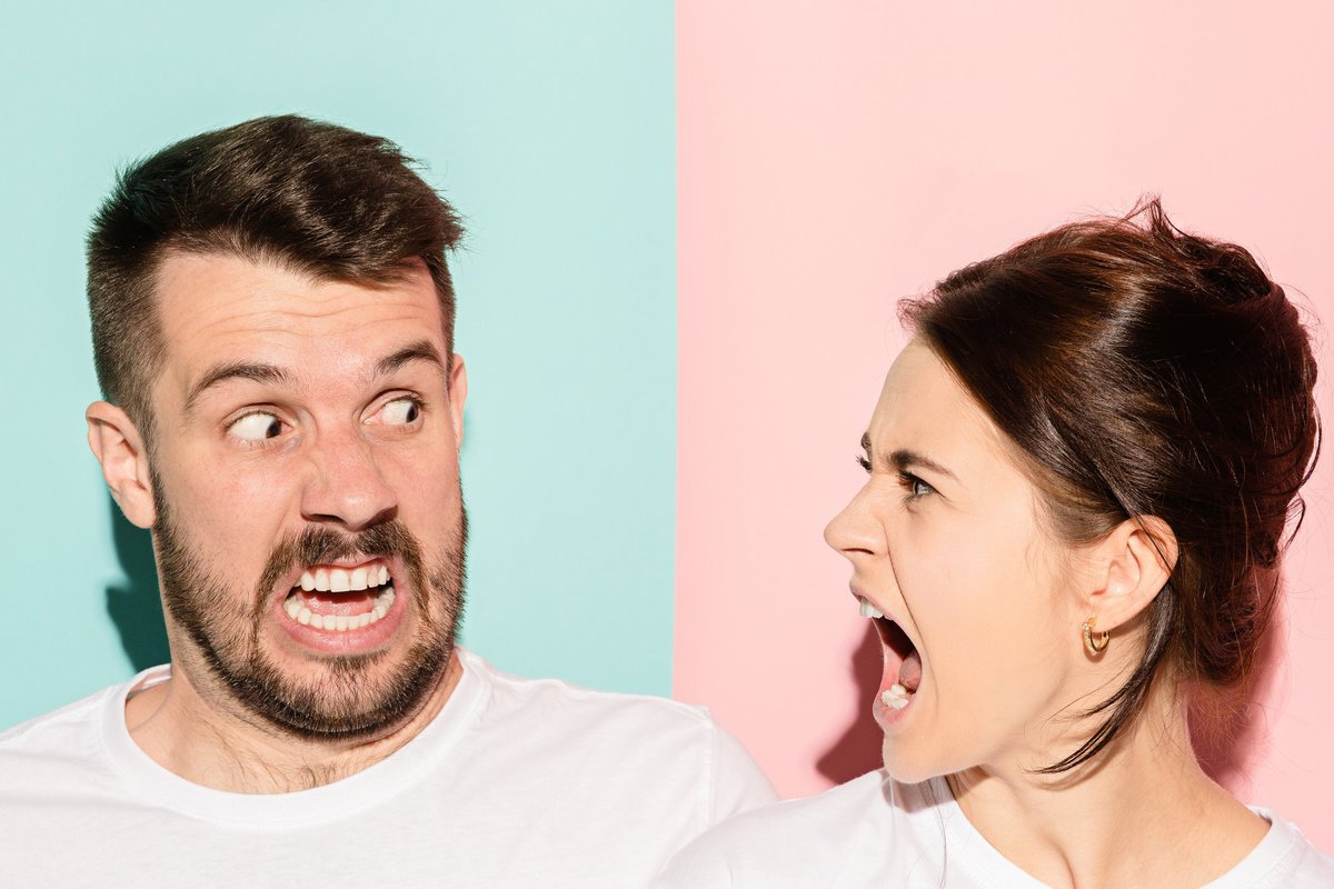 Arguing Man and Woman