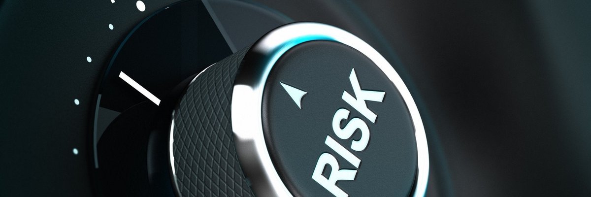 A dial labeled Risk and set on a high setting.