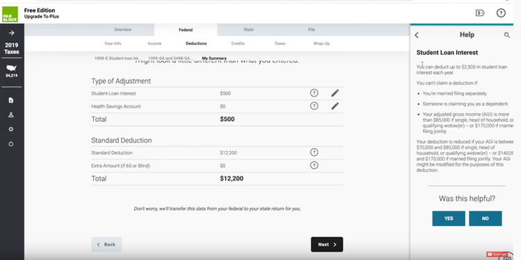 accuracy review report h&r block