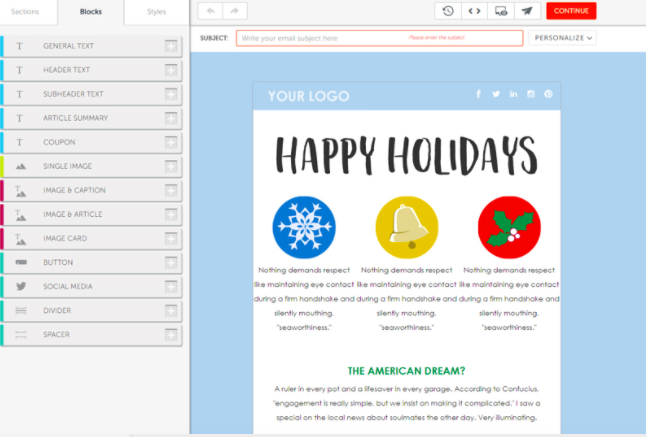 Hatchbuck&#x27;s Email Builder