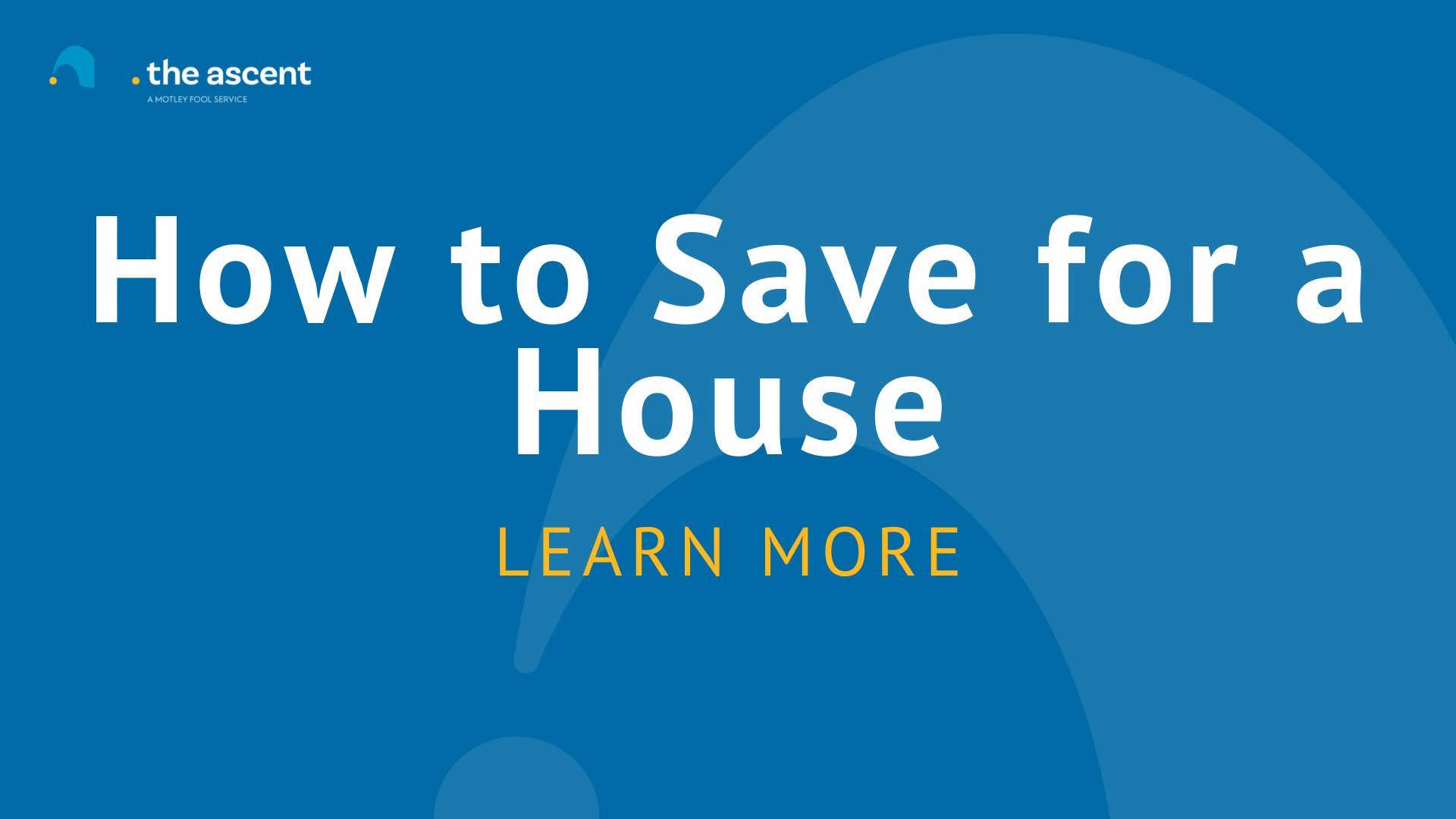 how to properly save for a house
