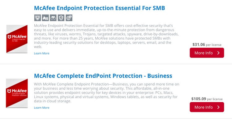 mcafee endpoint security for mac review