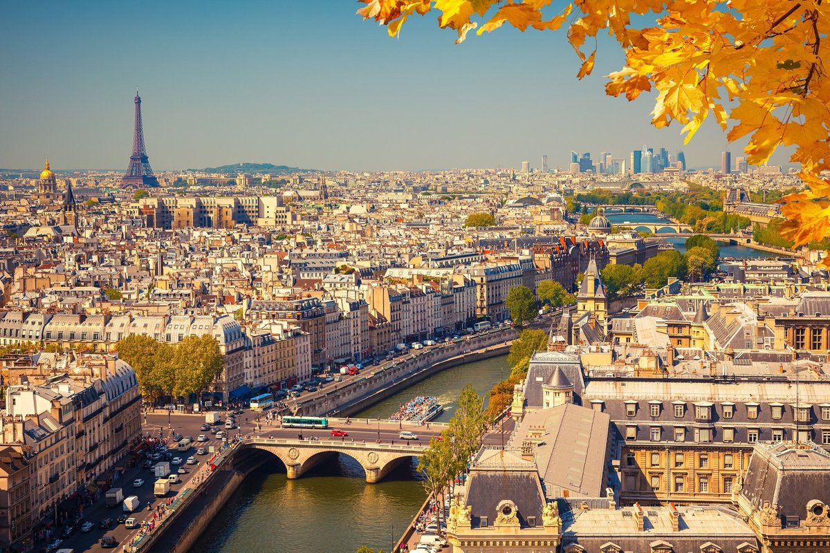A view overlooking Paris, France.