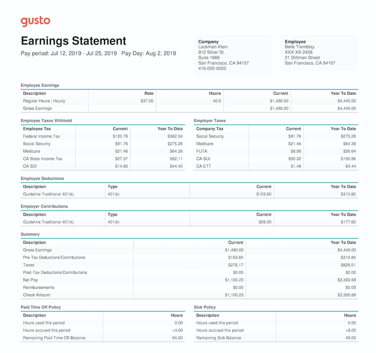 What Is Not Included In Gross Wages