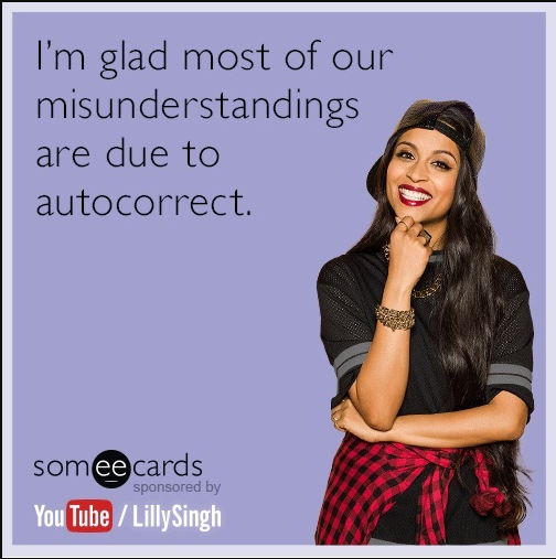 Picture of YouTube-sponsored Lilly Singh Someecards ad.