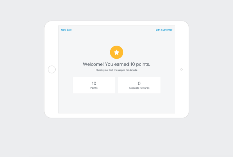 A screenshot of Square&#x27;s customer loyalty feature for creating loyalty plans.