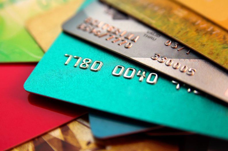 Stack of credit cards