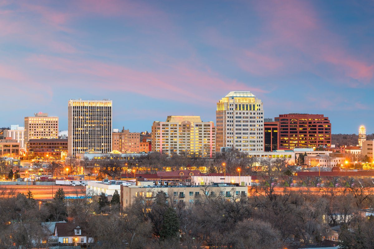 Downtown Colorado Springs, Colorado.
