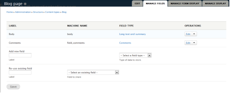 Commenting options in Drupal with fields to fill in from drop-down options.