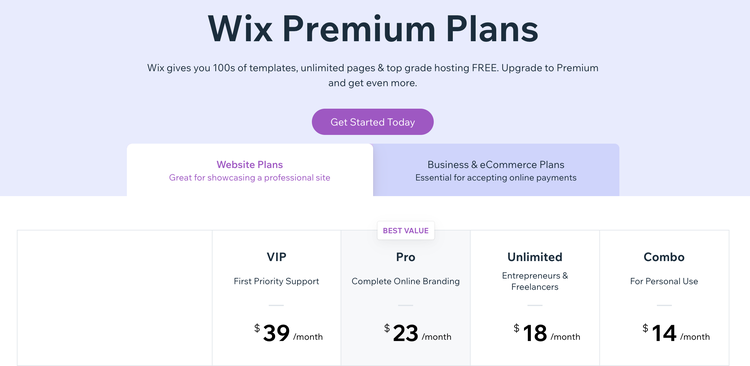 wix-pricing-tiers-and-benefits-of-each-plan