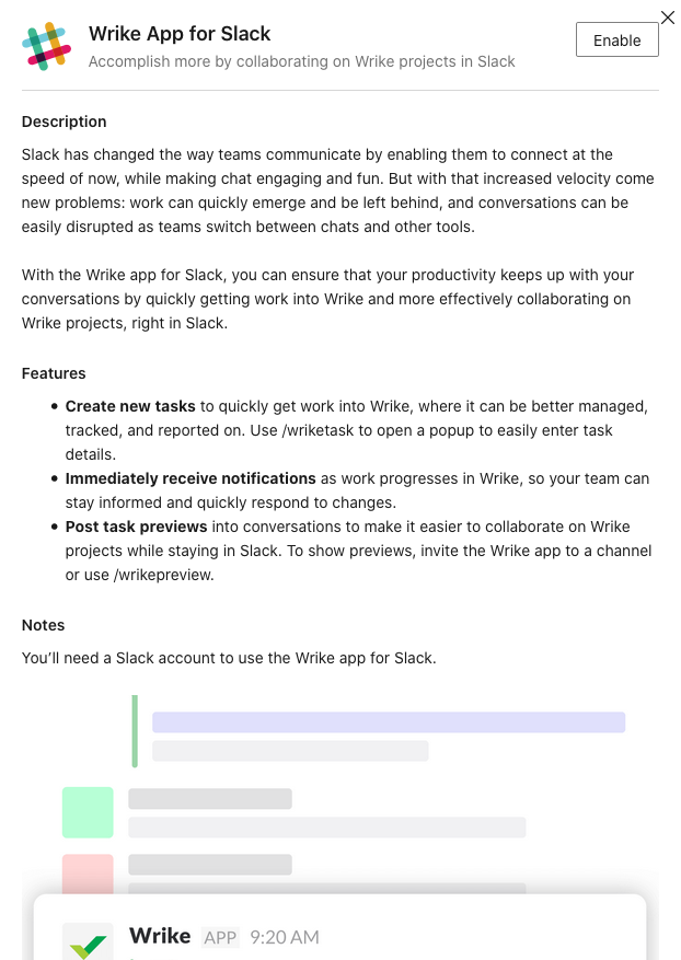 slack change log