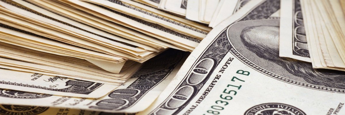 Stack of $100 bills