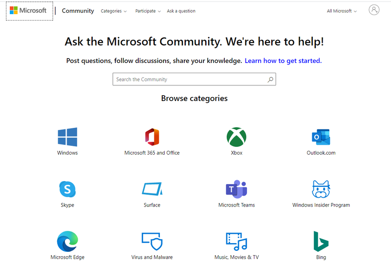 Microsoft User Community