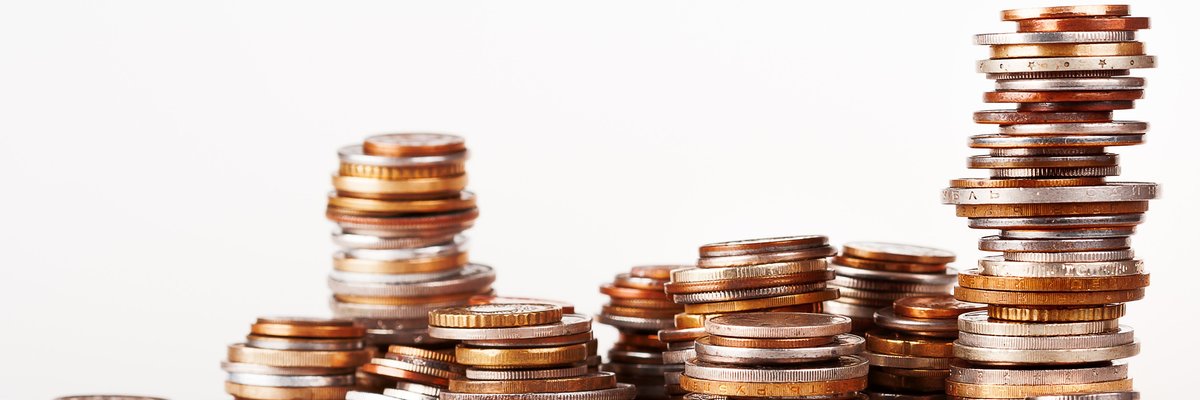 Stacks of coins
