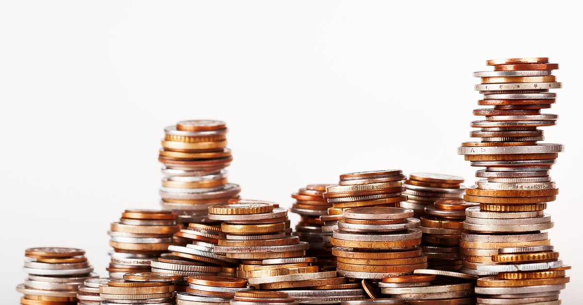 Stacks of coins