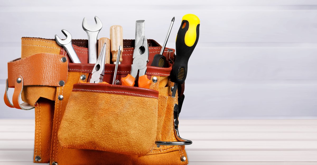 tool bag full of tools