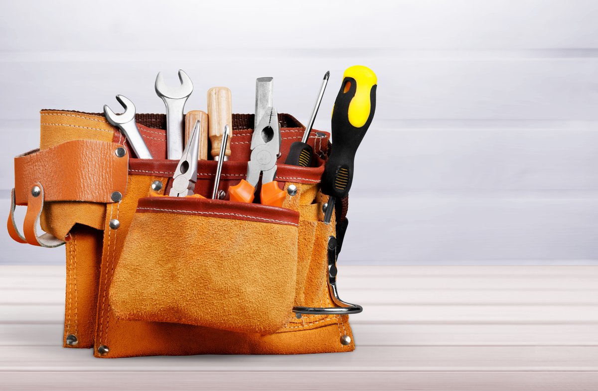 tool bag full of tools