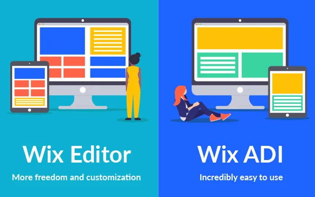 The Wix Platforms for building a website.