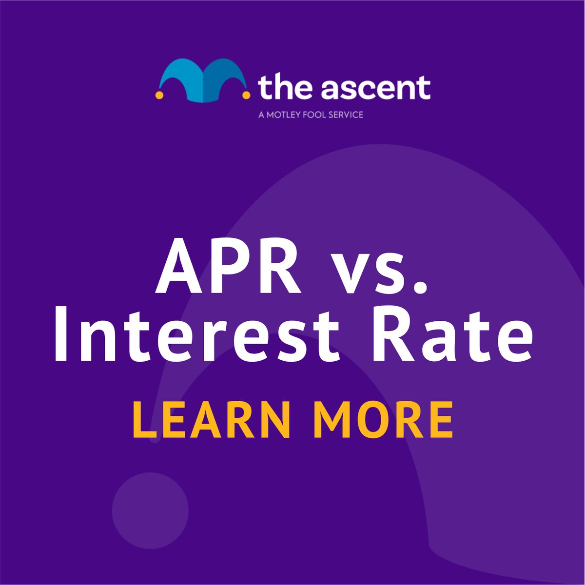 Interest Rate vs. APR: What's the Difference?