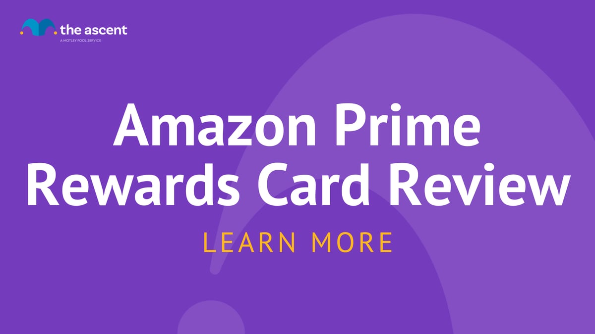 Amazon Prime Rewards Card 22 Review 5 Amazon Cash Back The Ascent By Motley Fool