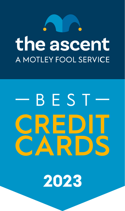 The Ascent's 2023 Credit Card Awards award banner