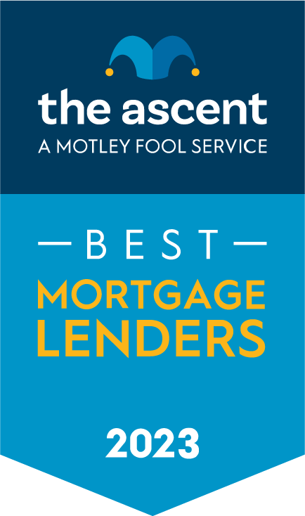 The Ascent's 2023 Mortgage Lender Awards award banner