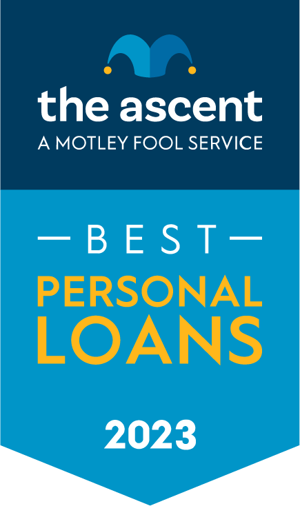 The Ascent's 2023 Personal Loan Awards award banner