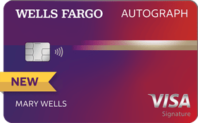 Graphic of Wells Fargo Autograph℠ Card