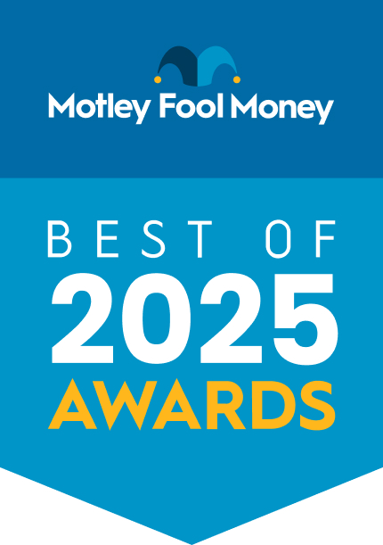 The Motley Fool Money's Best-Of 2025 Awards award banner