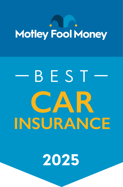 The Motley Fool Money's 2025 Car Insurance Awards award banner