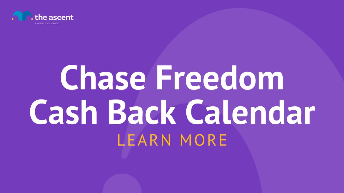 Chase Freedom Cash Back Calendar For 2023 | The Ascent