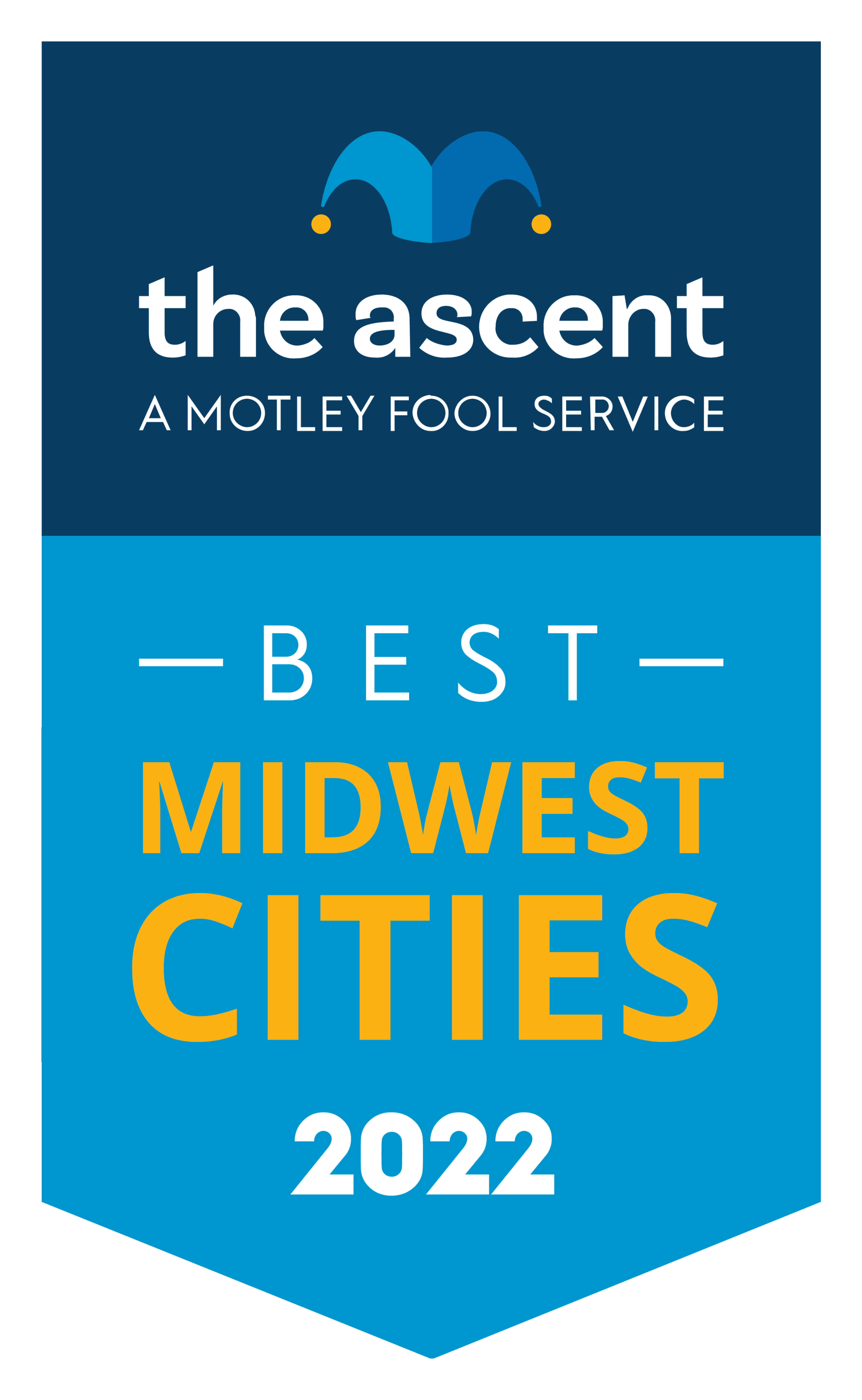 Best Midwest Cities for Millennials award banner