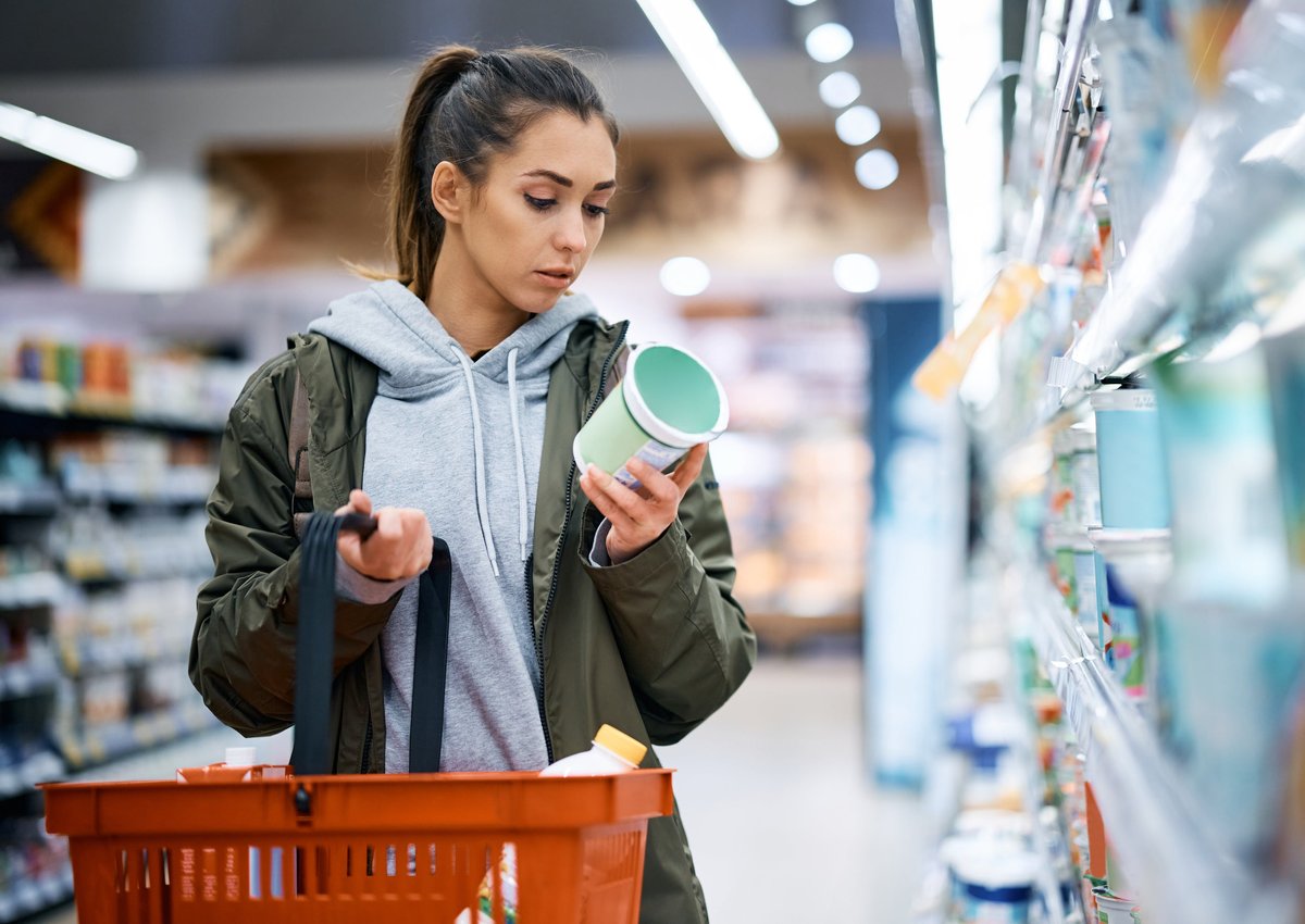 Young woman shopping