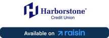 Logo for Harborstone Credit Union Money Market Deposit Account from Raisin