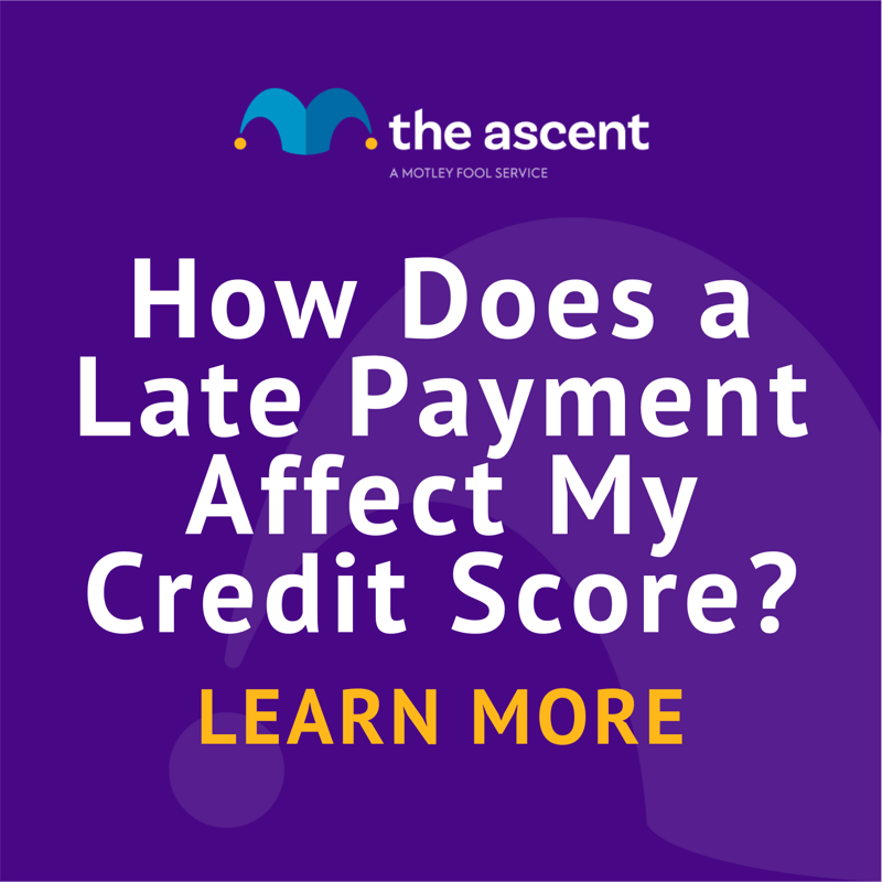 Credit score impact of overdue payments