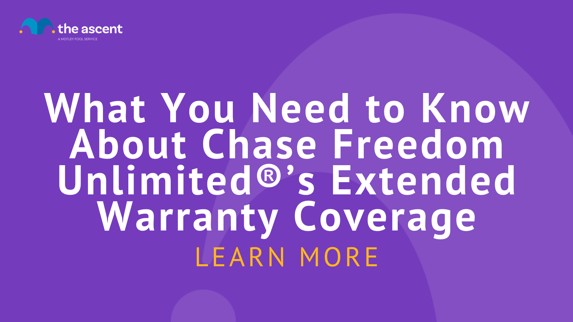 Does Chase Freedom Unlimited Include Extended Warranty Coverage? The